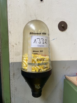 1 Ohrstöpselspender Bilson, wandmontiert